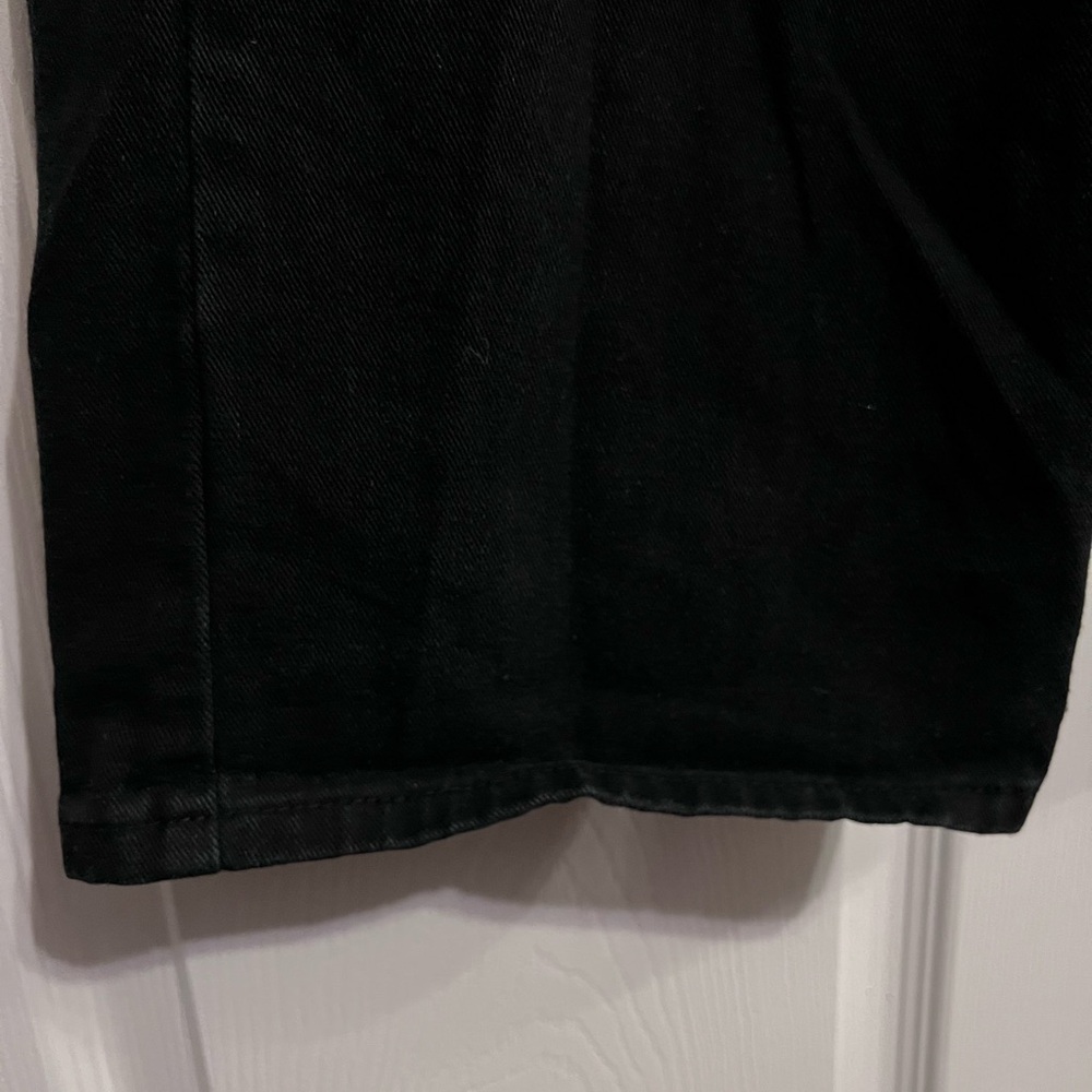 Black Denim Wide-Leg Pants. Size XS/S. - Picture 6 of 7